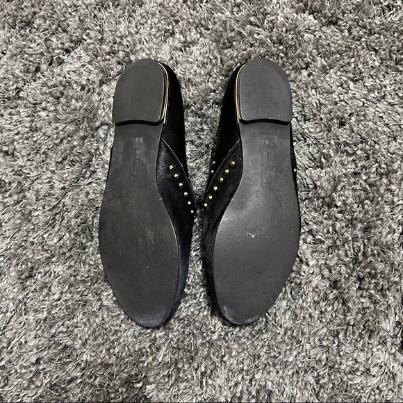 Cow Hair Loafers with Gold studs - Picture 4 of 5